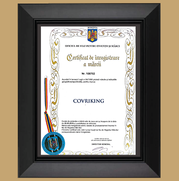 CERTIFICAT INREGISTRARE COVRIKING